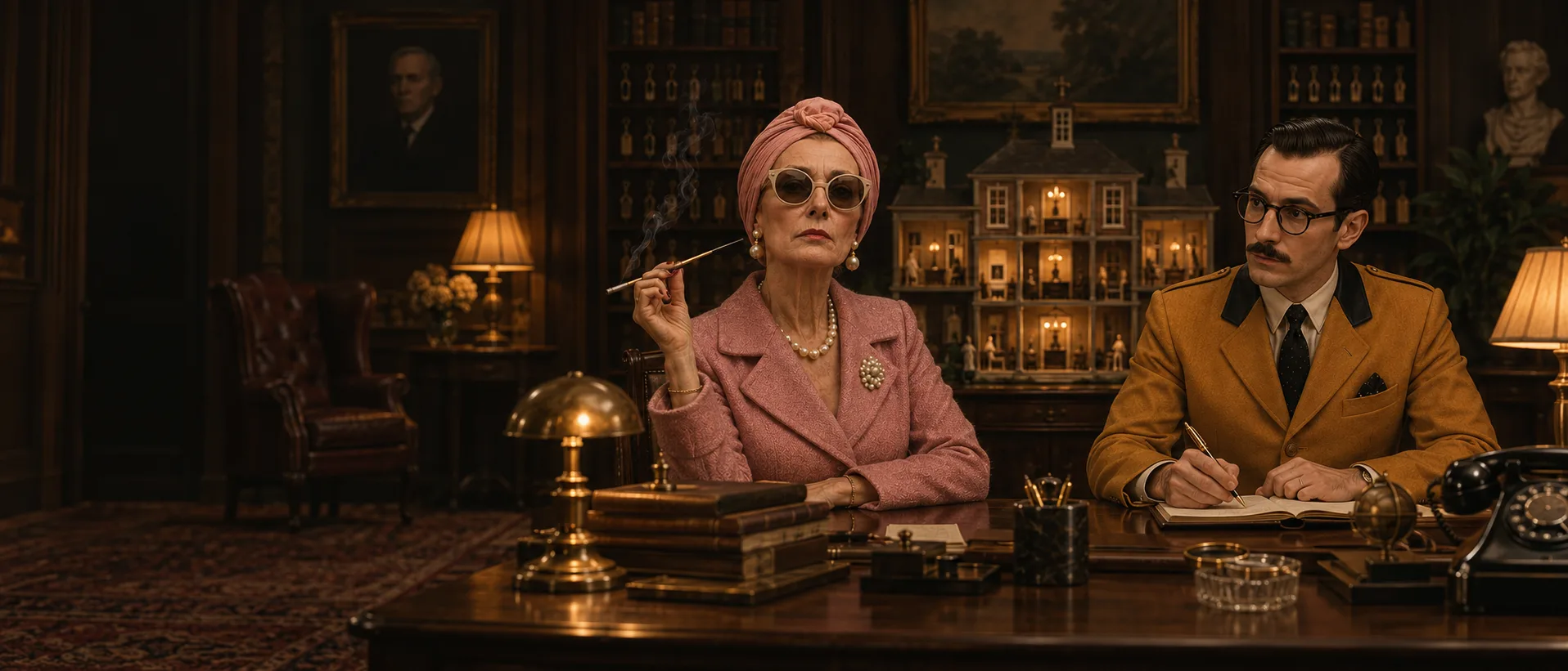 A still from HoWA Cinema: the Bureau world of the unOrdinary, warmly lit and cinematic.